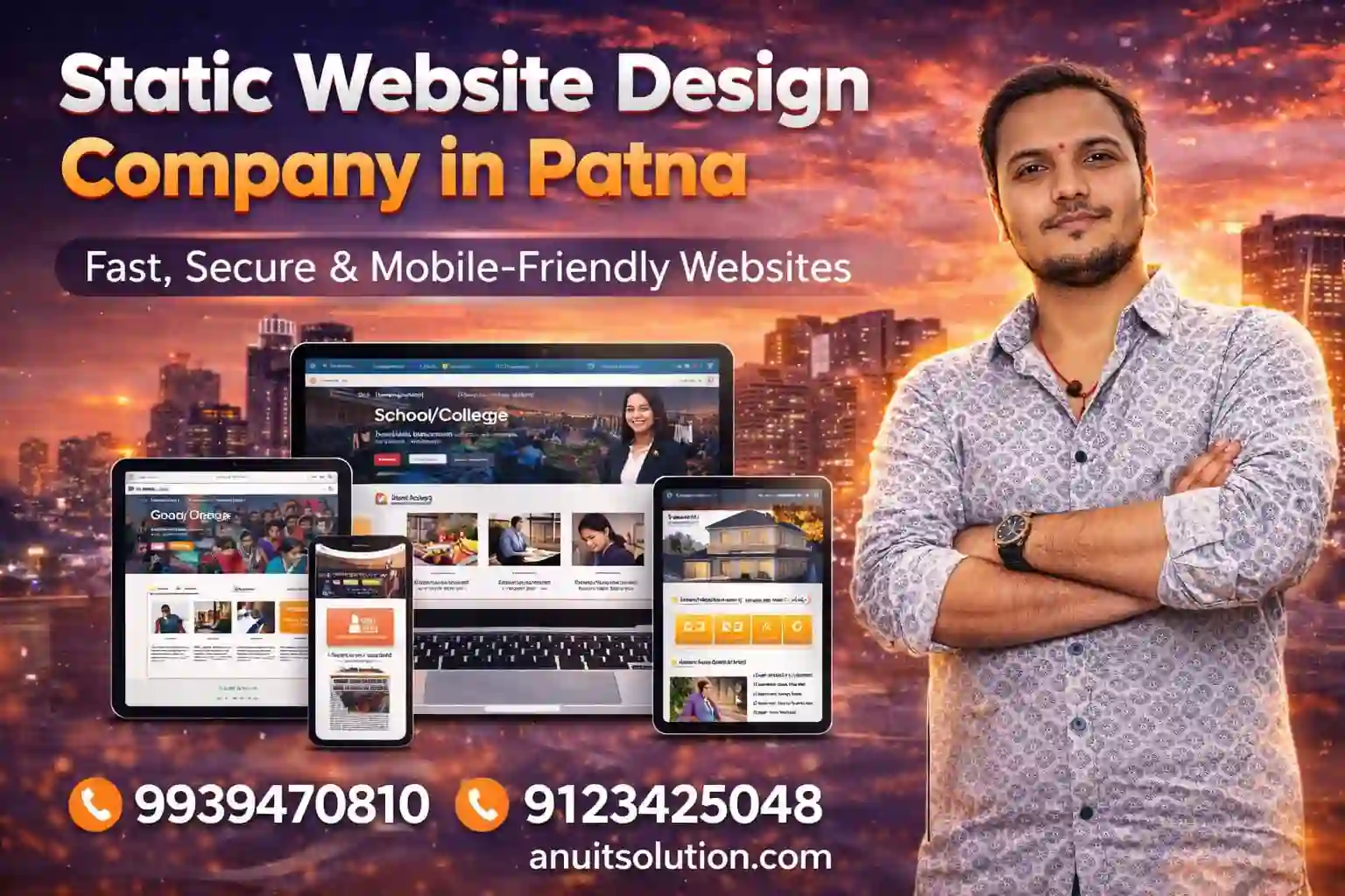 Static Website Design & Development Company in Patna