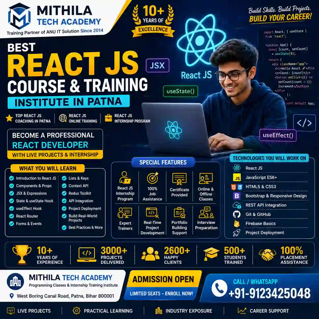 Best React JS Course & Training Institute in Patna