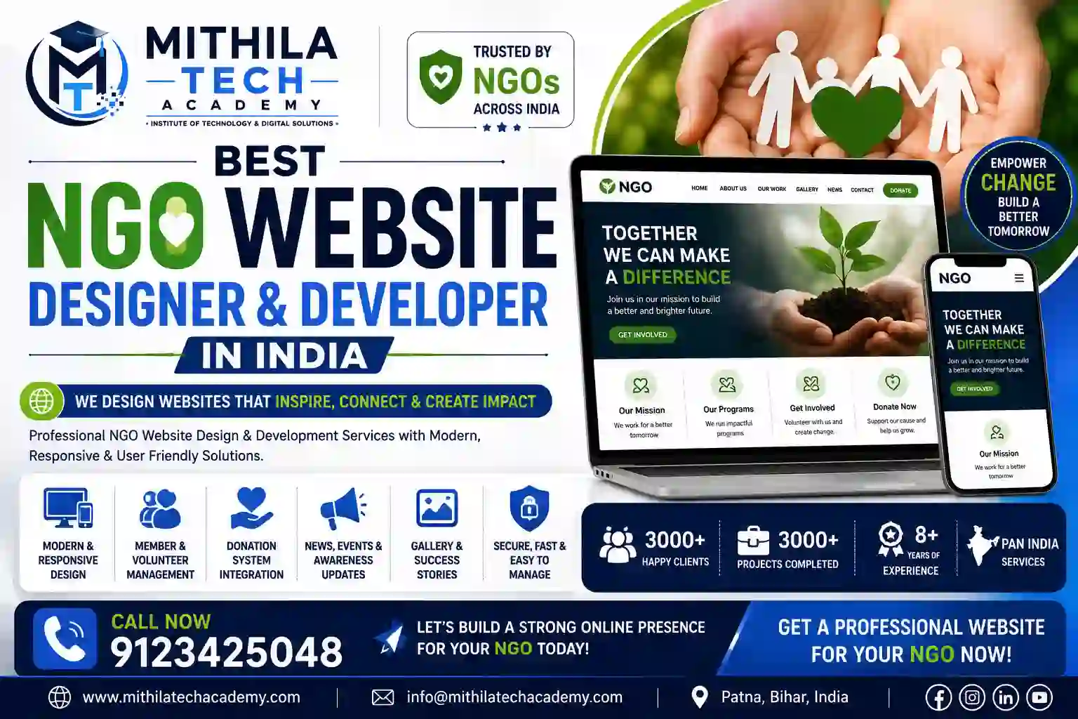NGO Best Website Designer and Developer in India